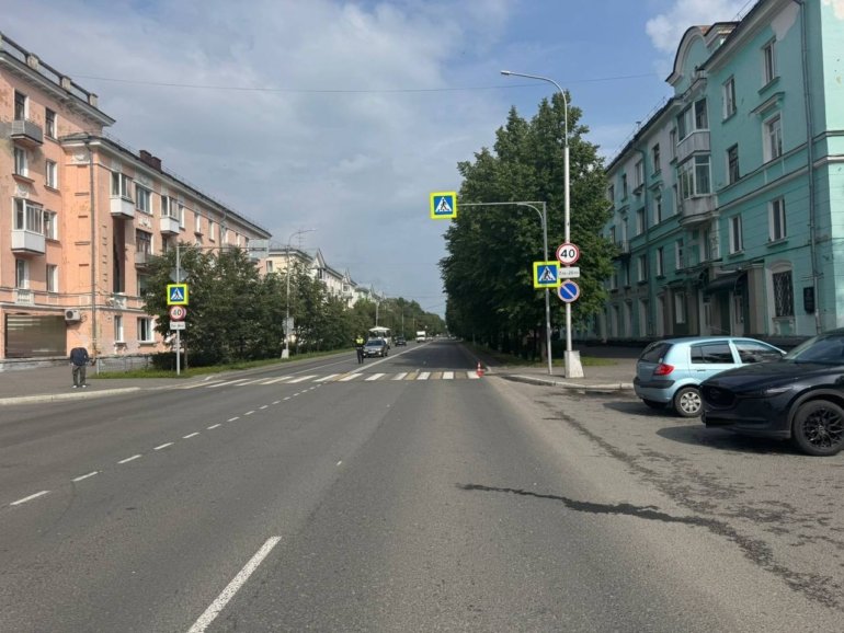 В Северске на проспекте Коммунистическом произошел наезд на пешехода